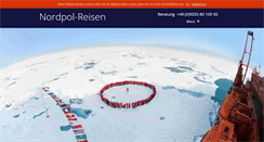 Desktop Screenshot of nordpol-reisen.de